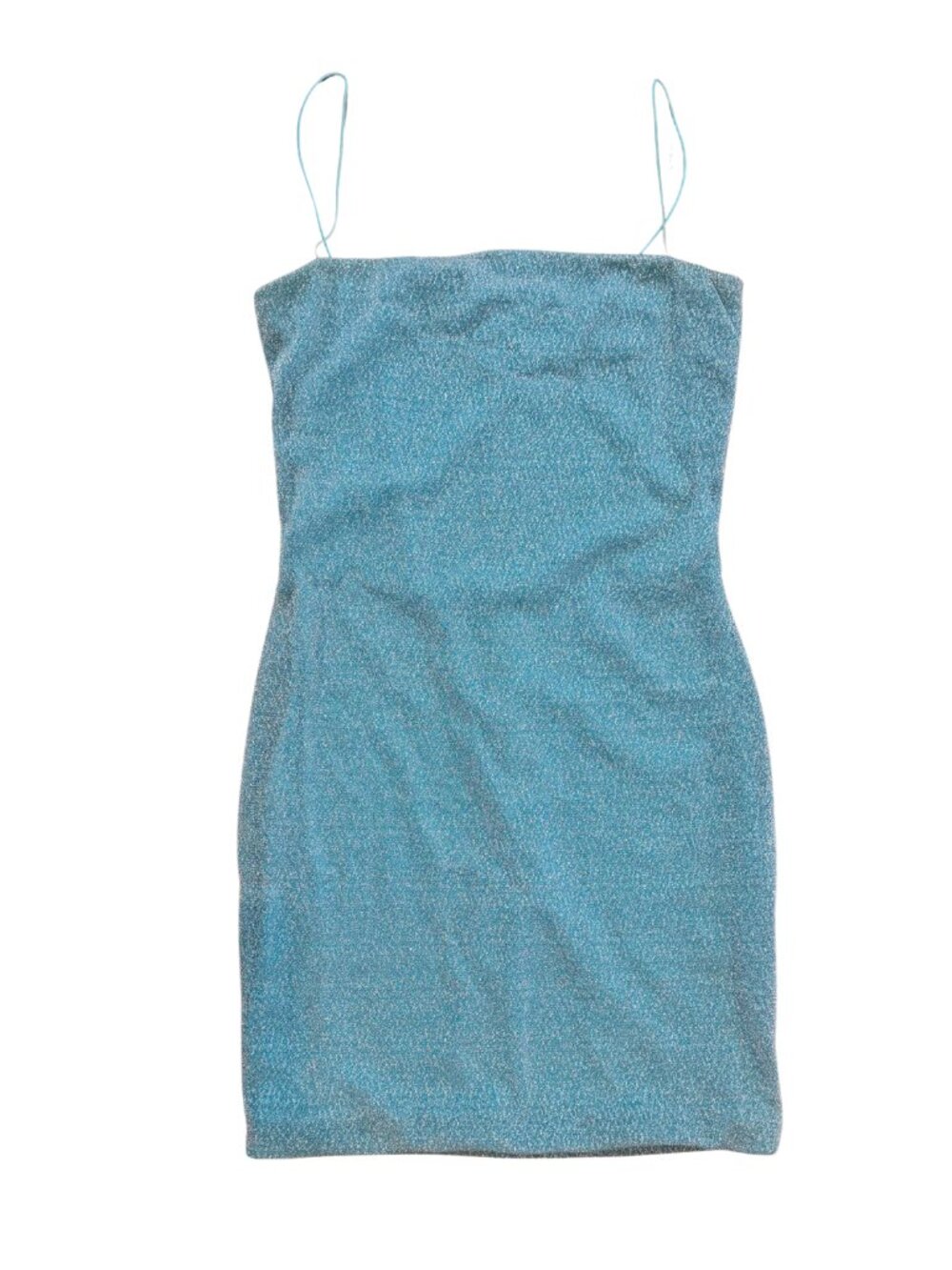 Meshki Blue Mini Sparkle Bodycon Dress Size Medium